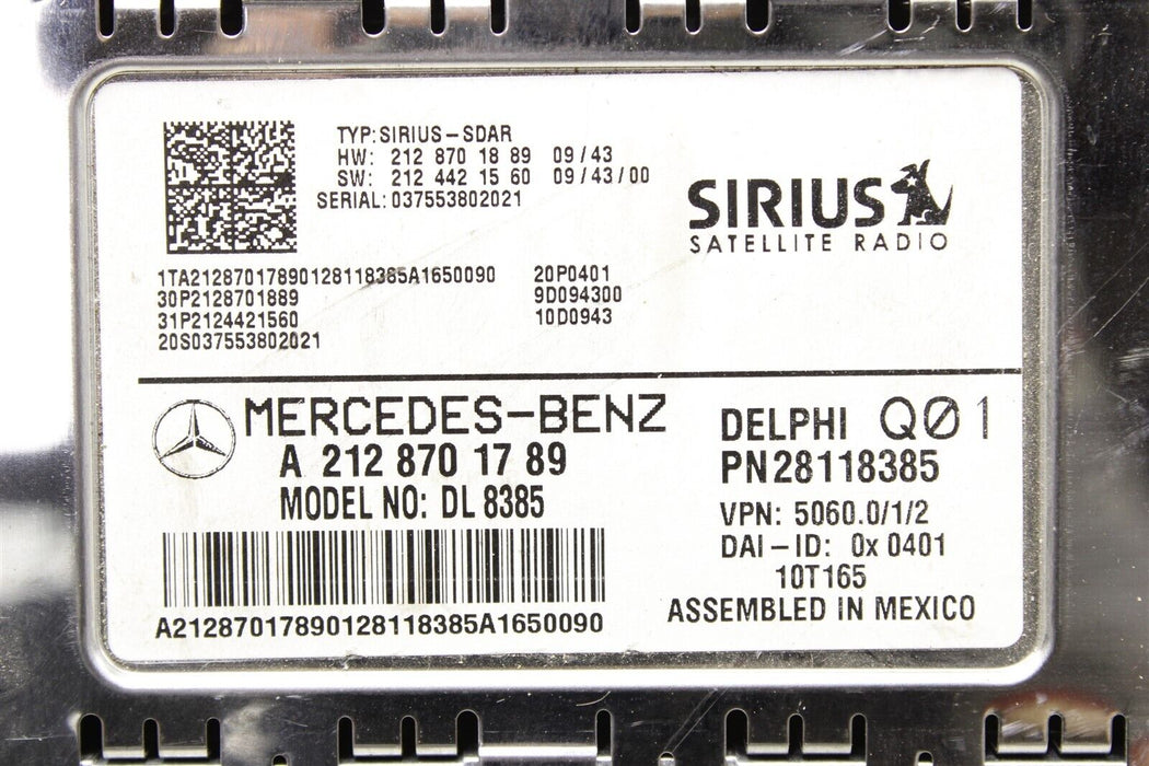 2011 Mercedes C63 AMG Satellite Radio Receiver Module C300 C350 W204 08-14