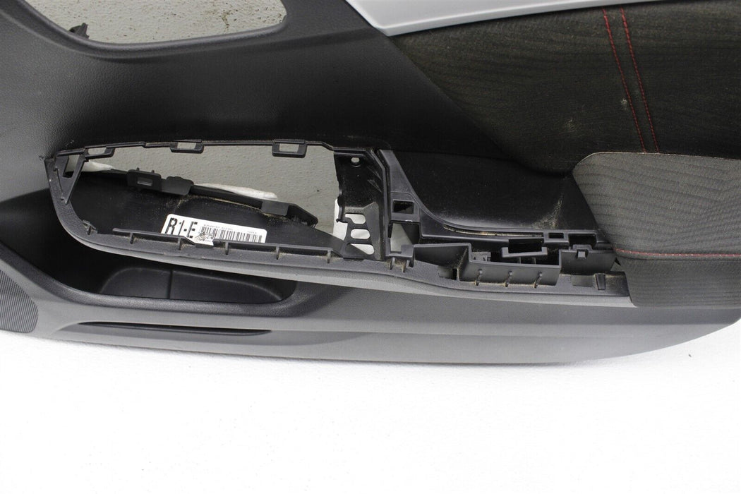 2012-2015 Honda Civic Si Door Panel Trim Front Right Passenger RH Sedan 12-15