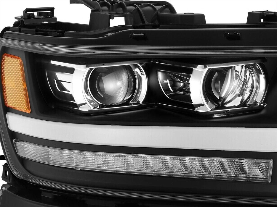 AlphaRex Black Luxx LED Headlights for 2019-2020 Ram 1500 Tradesman & Big Horn