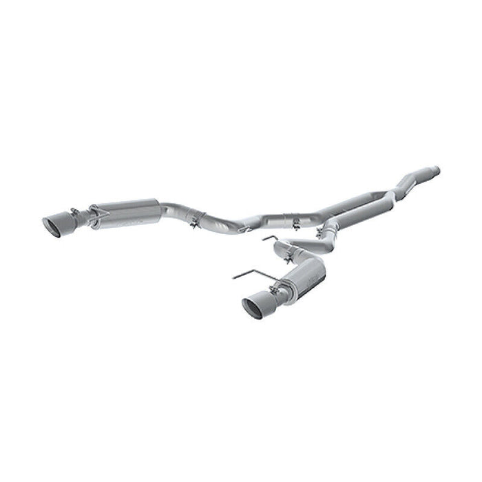 MBRP 3" Dual Split Rear Race Exhaust For 15-19 Ford Mustang 2.3L Ecoboost
