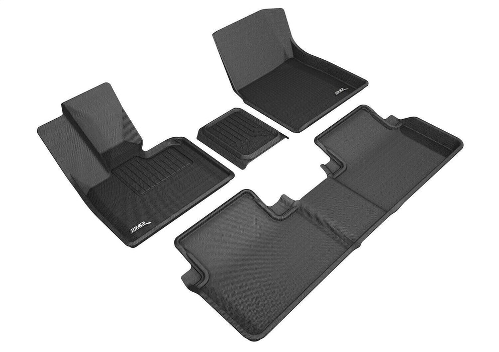 3D Maxpider Black L1BM09401509 Kagu Front and Rear Floor Liners for 14-20 BMW i3