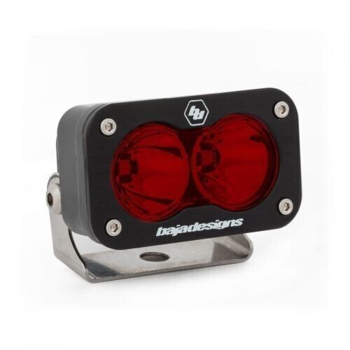 Baja Designs 540001RD S2 Sport LED Work Light - Red Lens, Spot Pattern