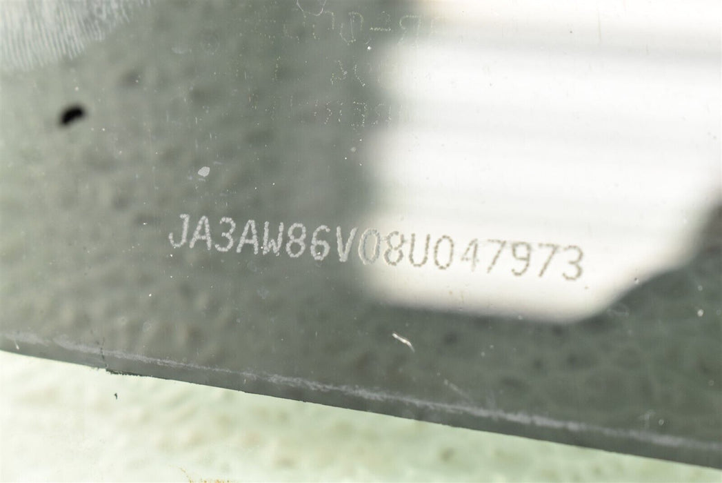 2008-2015 Mitsubishi Evolution GSR Front Right Door Glass RH Passenger 08-15