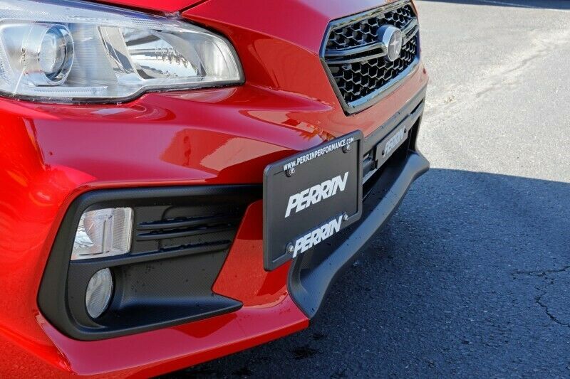 Perrin Front License Plate Relocate Kit for 2018-2019 Subaru WRX/STI with FMIC