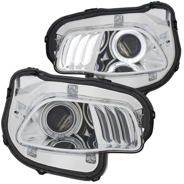 Anzo USA 111354 Projector Headlight Set For 2014-2016 Jeep Cherokee