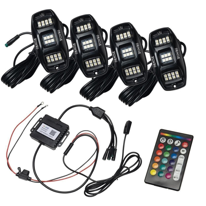 Oracle Lighting 5895-339 ColorSHIFT RGB+W Underbody Wheel Well Rock Light Kit
