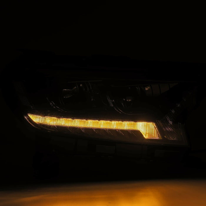 AlphaRex Alpha-Black Luxx LED Headlights for 2019-2022 Ford Ranger XL XLT