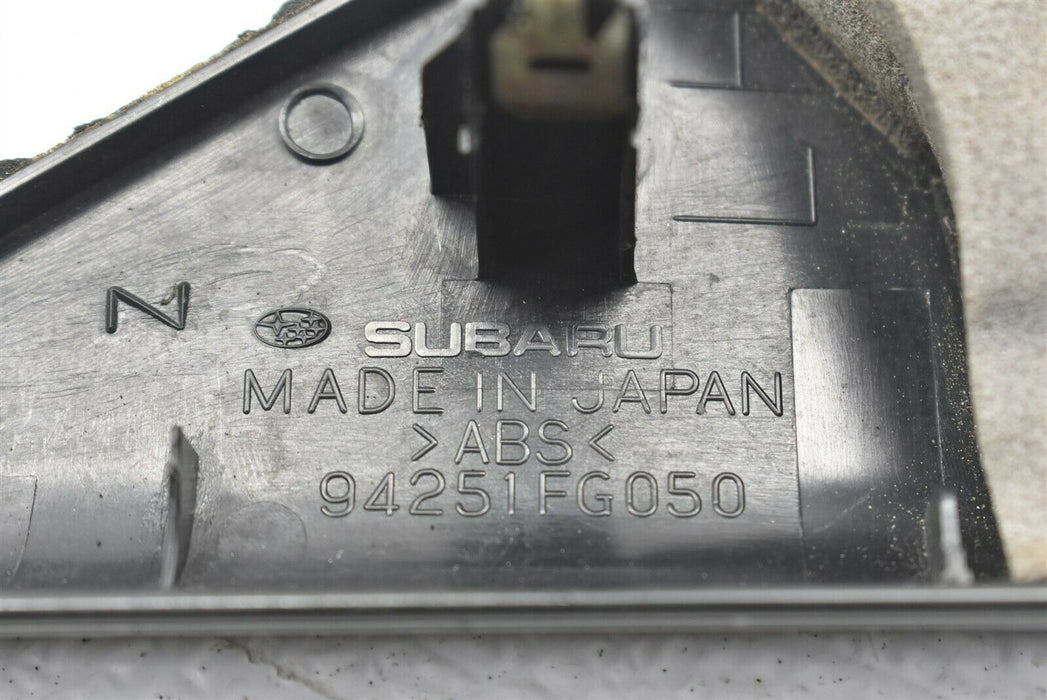 08-14 Subaru Impreza WRX STI Corner Trim Piece Door Driver Left LH 2008-2014