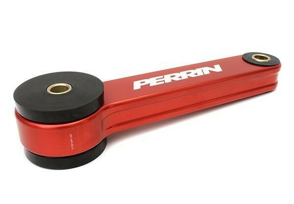 PERRIN Pitch Stop Mount for Subaru 2002-2020 WRX STi Red