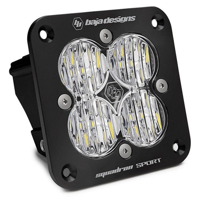 Baja Designs 551005 Squadron Sport Black Wide Cornering Pattern Flush Mount LED