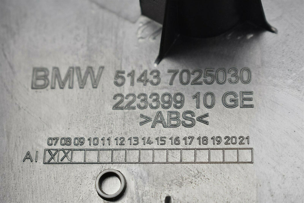 2004-2010 BMW E60 530i Front Right Kick Panel Cover Trim 04-10