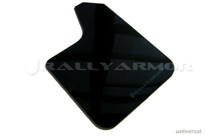 Rally Armor UR Mud Flaps Set/4 No HW Universal Fit Black w/ Grey MF12-UR-BLK/GRY