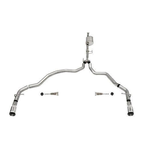 Corsa 21167 3.0in Exhaust Dual Rear Polished For 2021-2022 Ford F-150