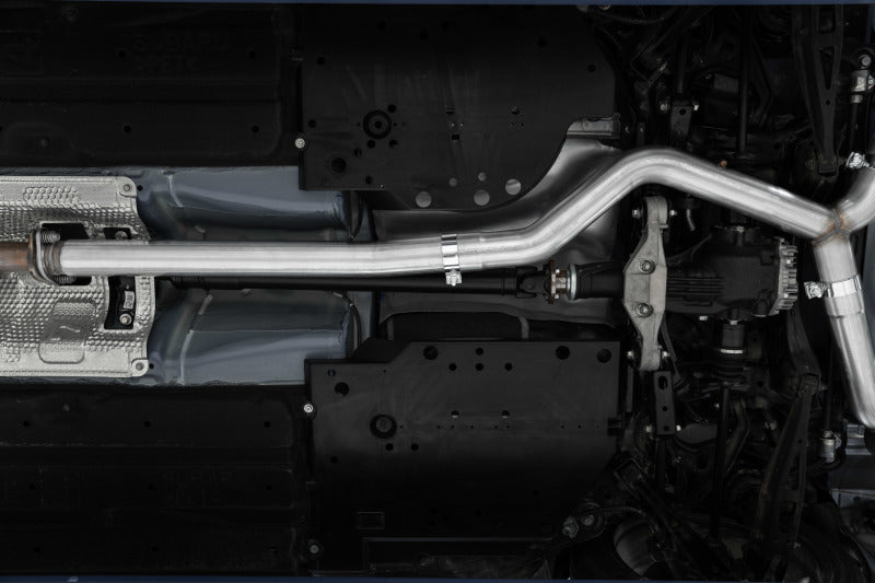 MBRP Fits 2022+ Subaru WRX 3in Cat-Back Dual Split Rear Quad Carbon Fiber Tips