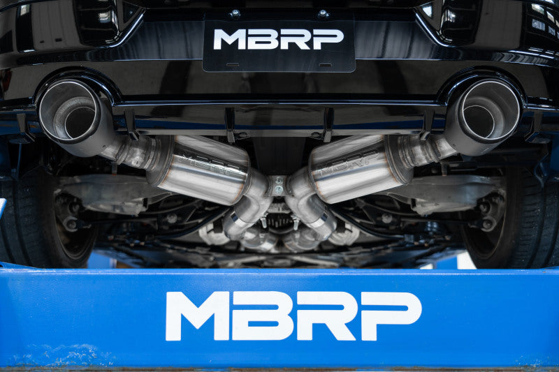 MBRP Fits 23-24 Nissan Z 3.0L Armor Pro T304 Stainless Steel 3in Cat-Back Dual