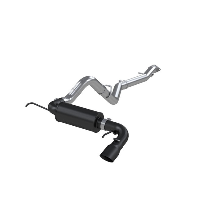 MBRP Fits 2021+ Ford Bronco 2.3L/2.7L EcoBoost 3in Black Aluminized Catback