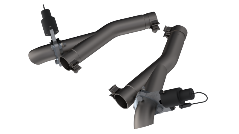 QTP Fits 11-18 Dodge Durango 5.7L 2.5in 304SS Aggressor Cutout Dual Mid Pipes