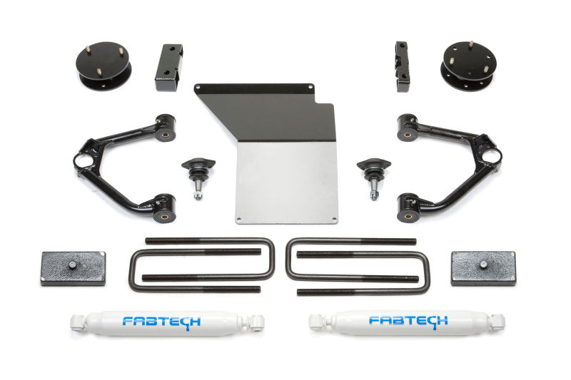 Fabtech 07-18 GM Fits K1500 W/oe Forged UCA 3.5in Budget UCA System W/rear Perf.