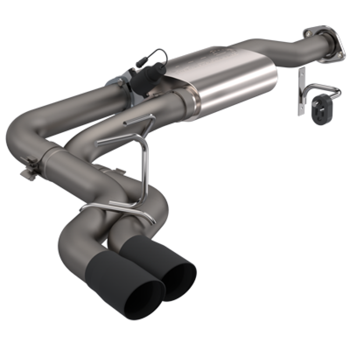 QTP Fits 15-18 Ford F-150 CC/EC Standard Bed 304SS Screamer Cat-Back Exhaust