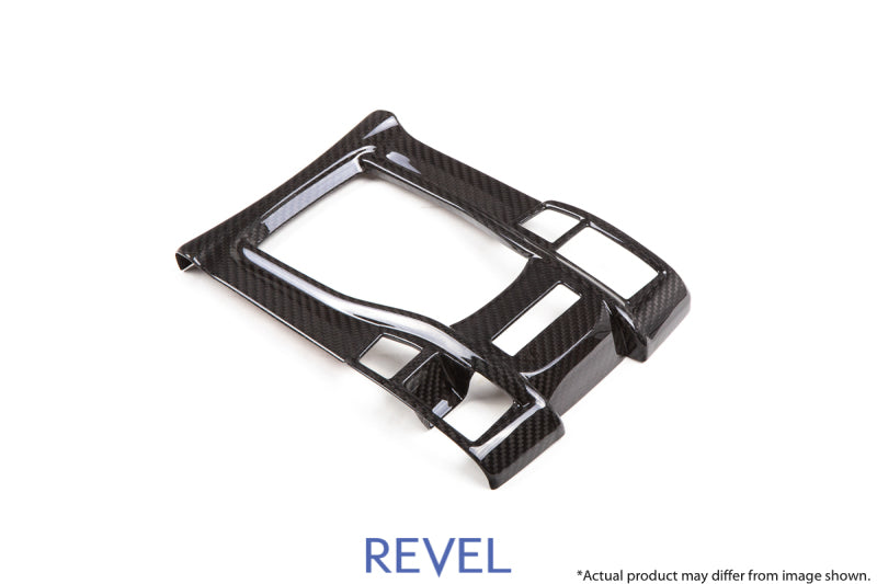 Revel Fits GT Dry Carbon Shifter Panel Cover 17-18 Honda Civic Type-R - 1 Piece