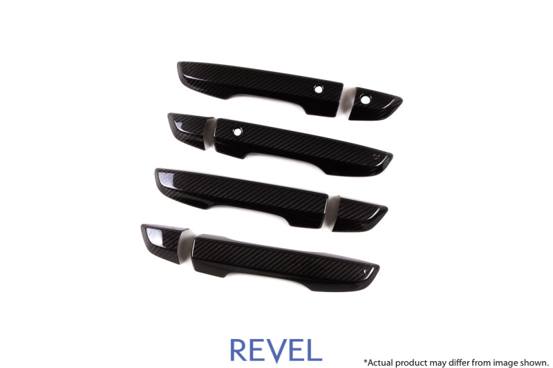 Revel Fits GT Dry Carbon Door Outer Handle Cover (FL/FR/RL/RR) 16-18 Honda Civic