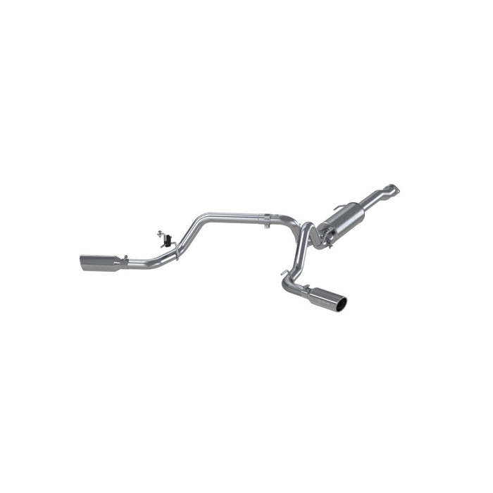MBRP Fits 2016 Toyota Tacoma 3.5L Cat Back Turn Down Style Aluminized Exhaust