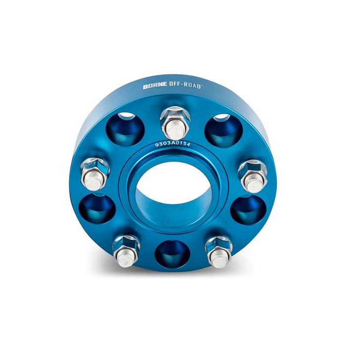 Mishimoto Borne Off-Road Fits Wheel Spacers - 5x127 - 71.6 - 38.1mm - M14 - Blue
