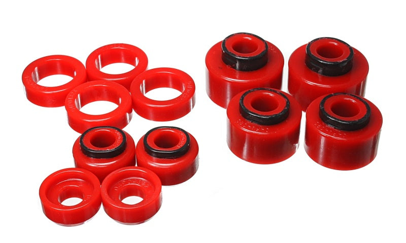 Fits Energy Suspension 05-07 Ford F250/F350 2/4WD Red Body Mount Set