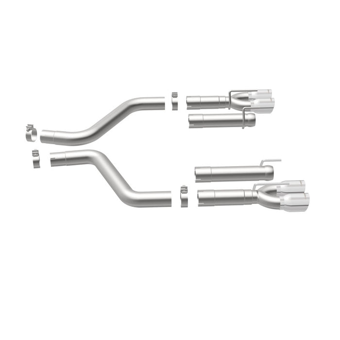 MagnaFlow Axle-Back, SS, Fits 3in, Quad Split Rear 3.5 Tips 2015 Dodge