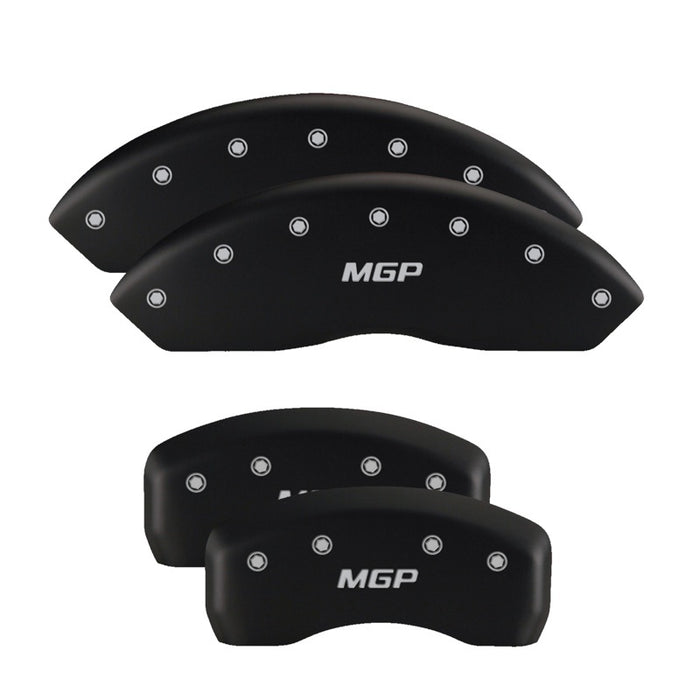 MGP Fits 4 Caliper Covers Engraved Front &amp; Rear Gen 5/Camaro Red Finish