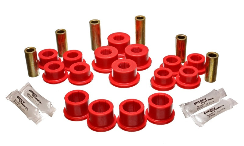 Fits Energy Suspension 04-07 Mazda RX8 Red Rear Lateral/Trailing Arm Bushings