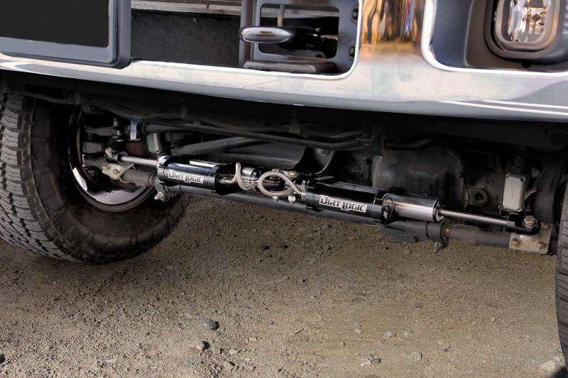 Fabtech Fits 05-20 Ford F250/350 4WD Dual Steering Stabilizer System (Opposing