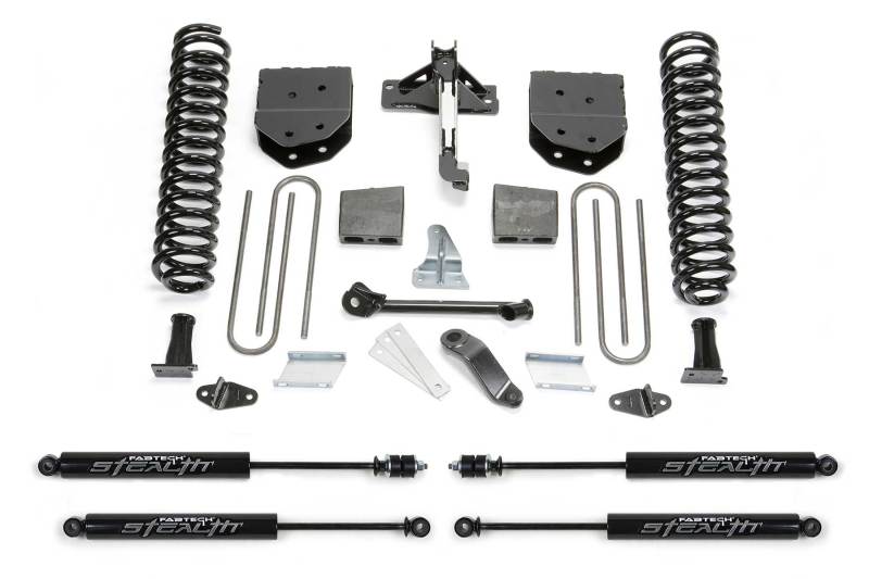 Fabtech Fits 08-16 Ford F250/350 4WD 4in Basic System W/stealth Shocks