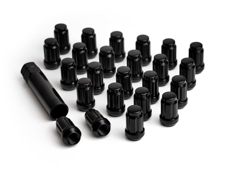 ICON Alloys Fits Lug Nut Kit Black - 14x1.5 - 24 Lug Nuts W/ Key