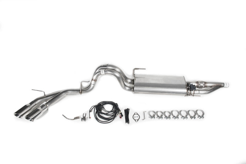 ROUSH Fits 2015-2020 Ford F-150 2.7L/3.3L/3.5L/5.0L Active Cat-Back Exhaust Kit