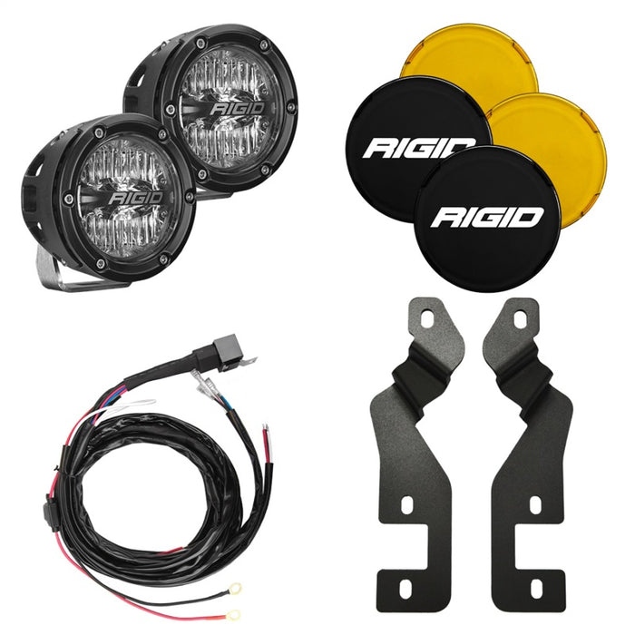 Fits Rigid Industries 2021 Ford Bronco A-Pillar Light Mount Kit (Incl. 4In