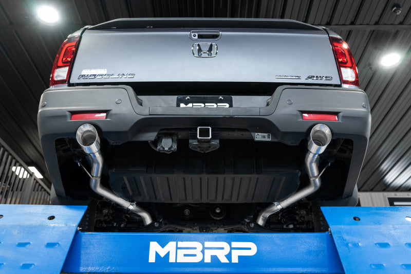 MBRP Fits 21-22 Honda Ridgeline  T304 Stainless Steel 2.5in Cat-Back - Dual
