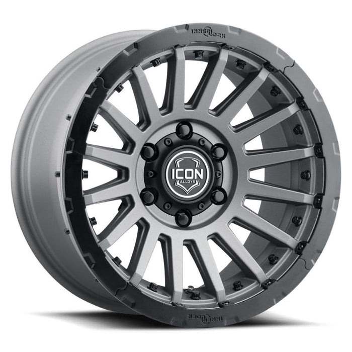 ICON Fits Recon Pro 17x8.5 6x5.5 0mm Offset 4.75in BS 106.1mm Bore Charcoal