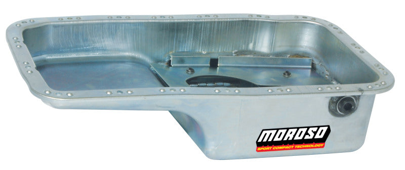 Moroso Acura/Honda 1.6L Fits B16A3 Road Race Baffled Wet Sump 5.5qt 6in Steel