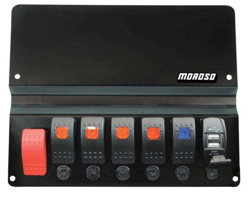 Moroso Fits BMW E46 Dash Block Off Plate With Switches