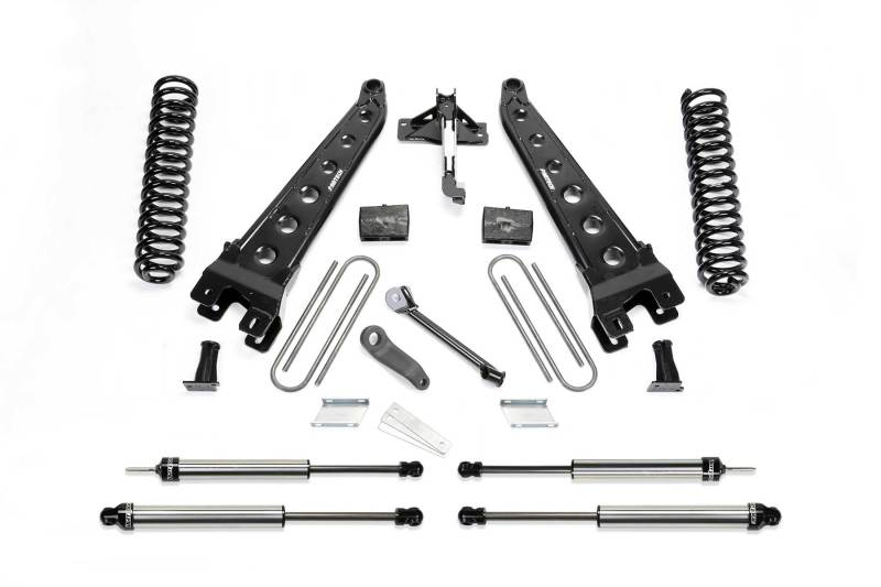 Fabtech Fits 17-20 Ford F250/350 4WD Diesel 4in Radius Arm System W/dl Shocks