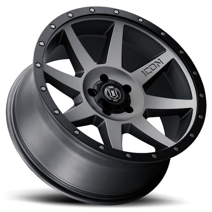 ICON Rebound 20x9 6x5.5 0mm Offset 5in BS Fits Titanium Wheel