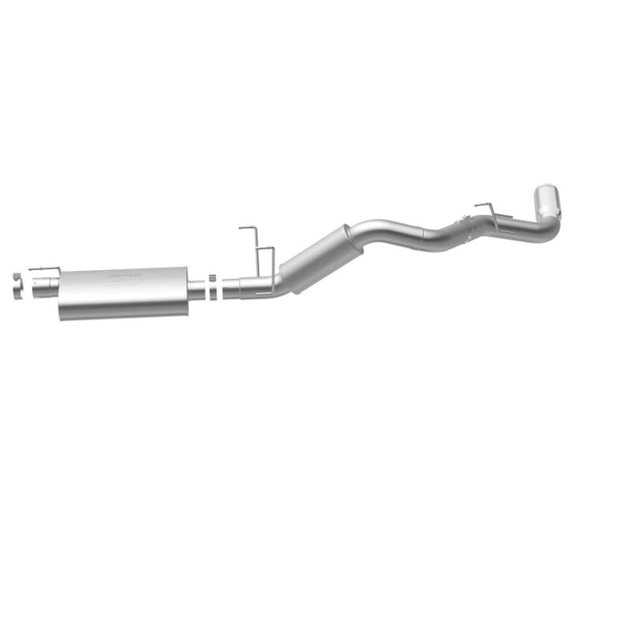 MagnaFlow Cat-Back, SS, Fits 4in, Single Pass Side Rear Exit 5in Tip 14-15 Ram