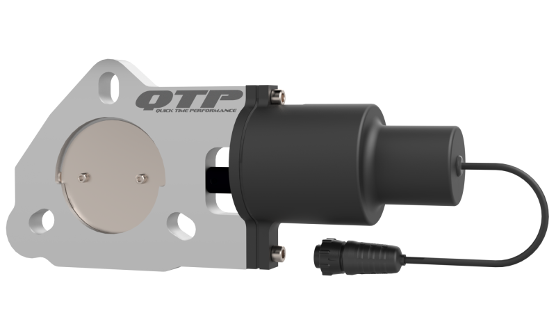 QTP 2.5in Bolt-On QTEC Fits Electric Cutout Valve - Single