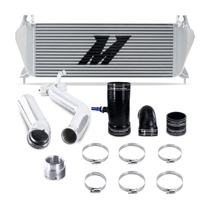 Mishimoto Fits 19+ Ford Ranger 2.3L EcoBoost Intercooler Kit - Silver + Polished