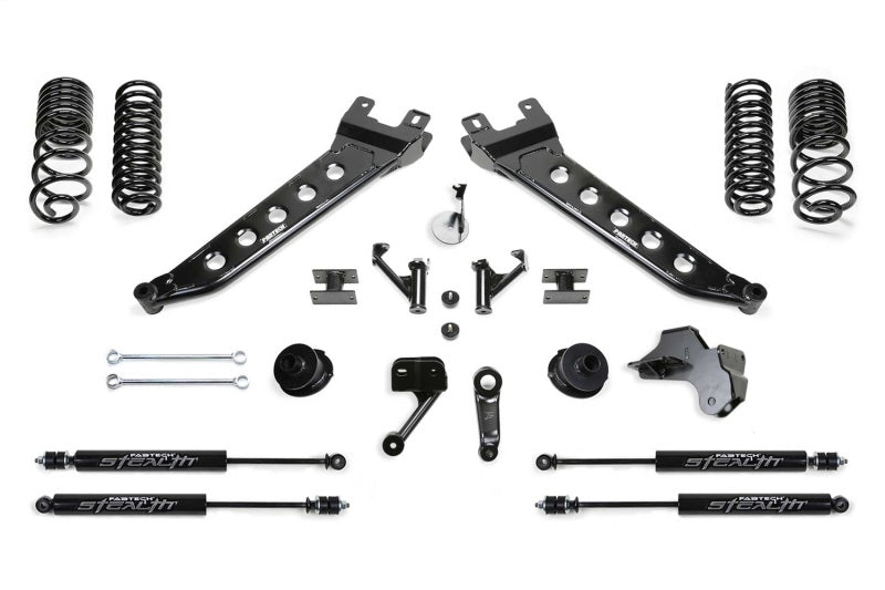 Fabtech Fits 19-20 Ram 2500 4WD 5in Radius Arm System W/coil Springs &amp;