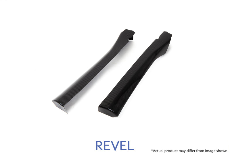 Revel Fits GT Dry Carbon Door Trim (Front Left &amp; Right) Tesla Model S - 2