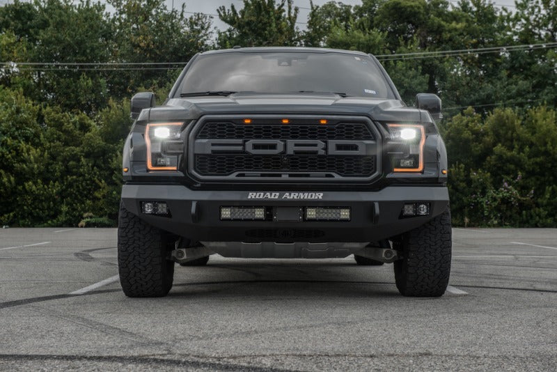 Fits Road Armor 17-20 Ford Raptor Stealth Front Non-Winch Bumper - Tex Blk