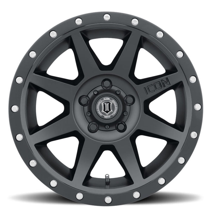 ICON Rebound 17x8.5 5x5.5 0mm Offset 4.75in BS Satin Fits Black Wheel