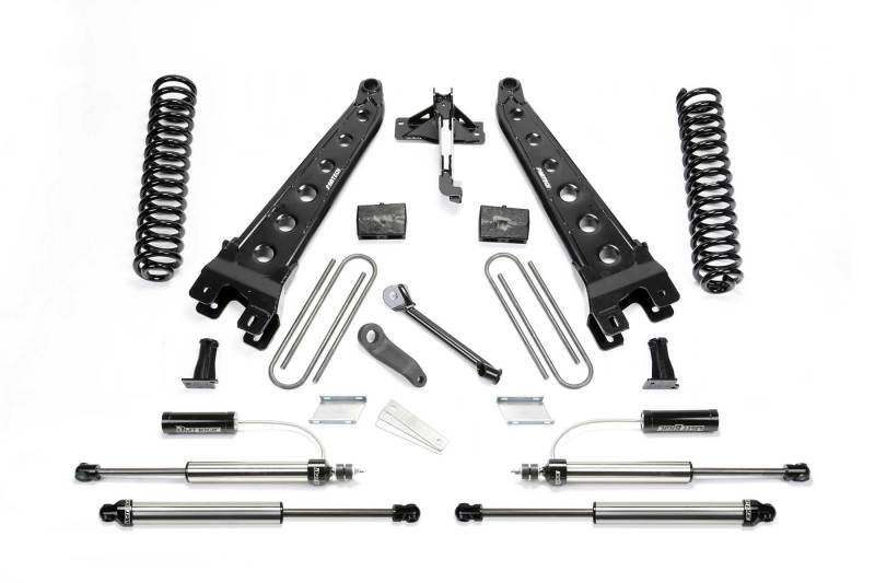 Fabtech Fits 17-20 Ford F250/350 4WD Diesel 4in Radius Arm System W/dl 2.25 Resi